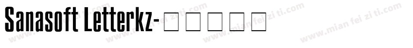 Sanasoft Letterkz字体转换